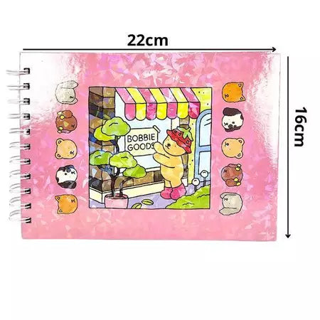 livro colorir bobie goods com capa dura brilhante